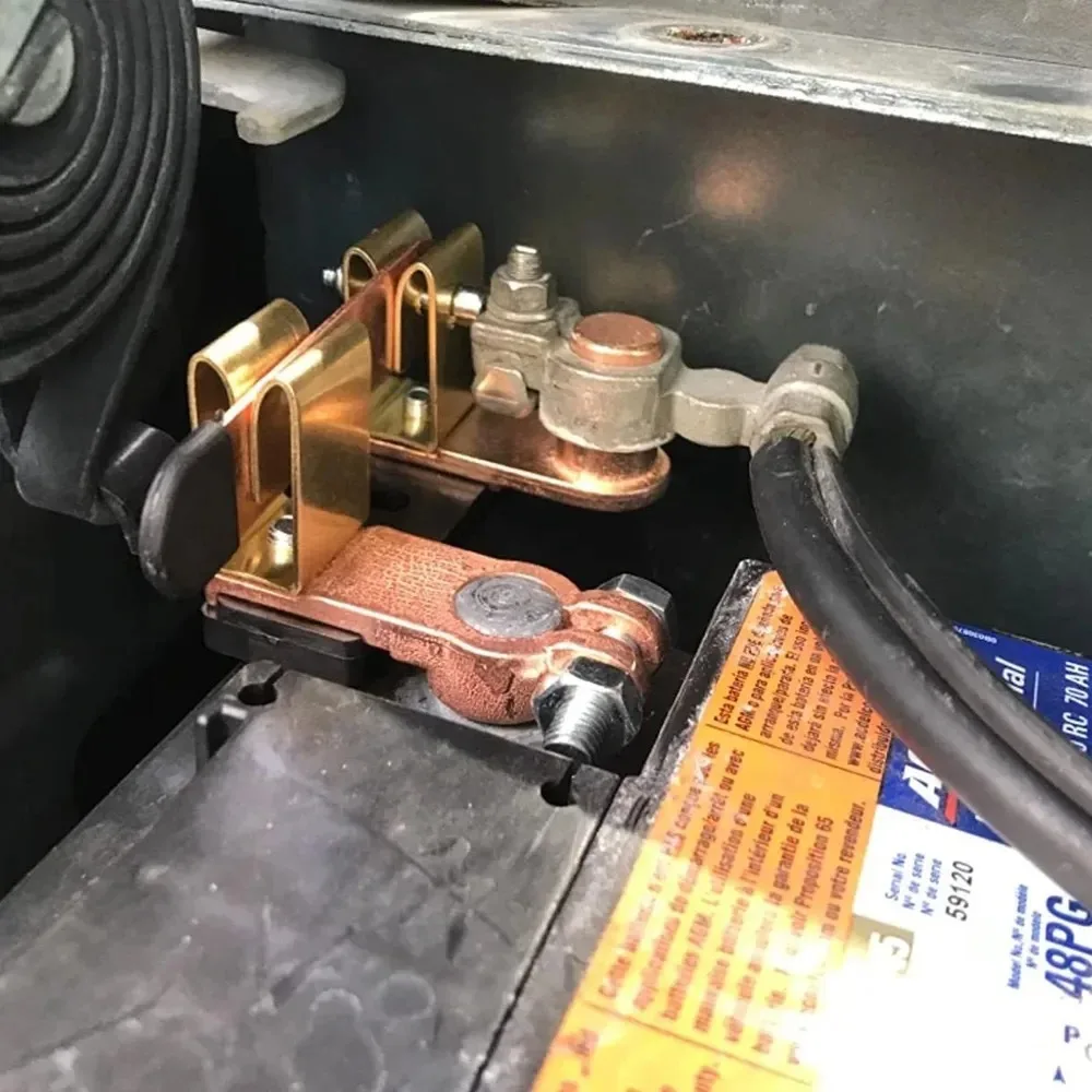 12V-24V Car Battery Terminal Clamp Switch Disconnect Cut-off Isolator Tool KitTop Post Knives Blade Power Cut Off Tools
