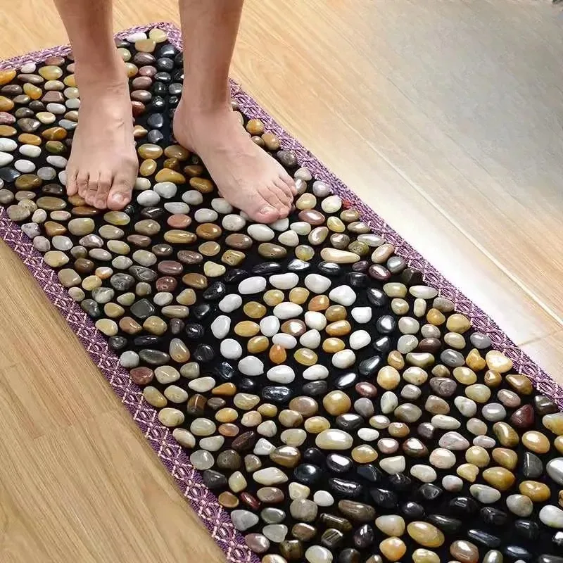 Massage walking blanket pebble massage foot pad plantar acupoints health care foot therapy