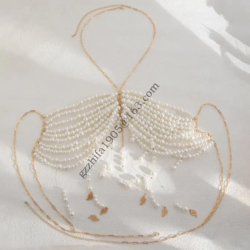 

.D0lc уникальные дизайны элегантные жемчужины кузов ювелирные изделия для бюстгальтера.