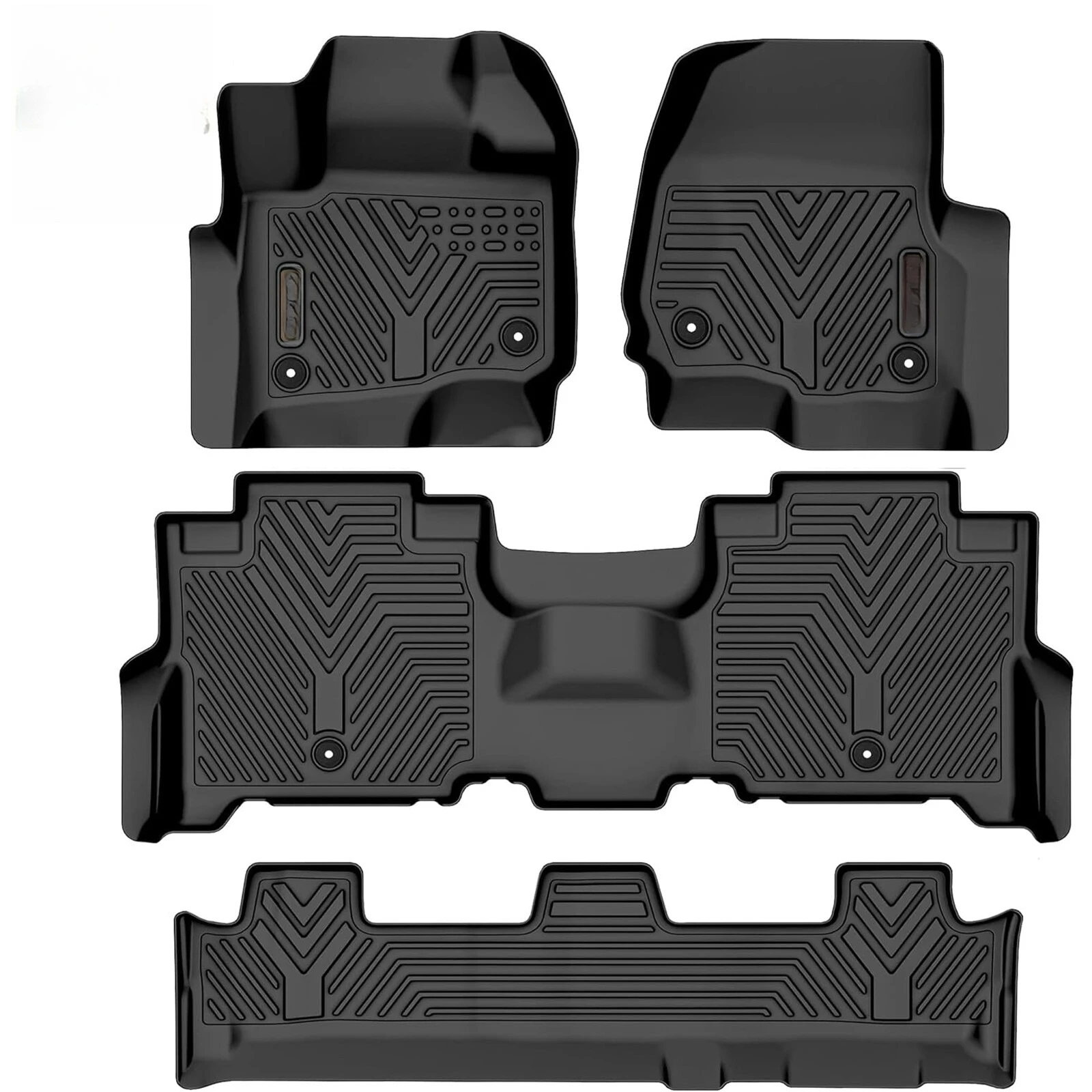 

3D Floor Mats Liners for 2018-2025 Ford Expedition / Expedition Max All Weather