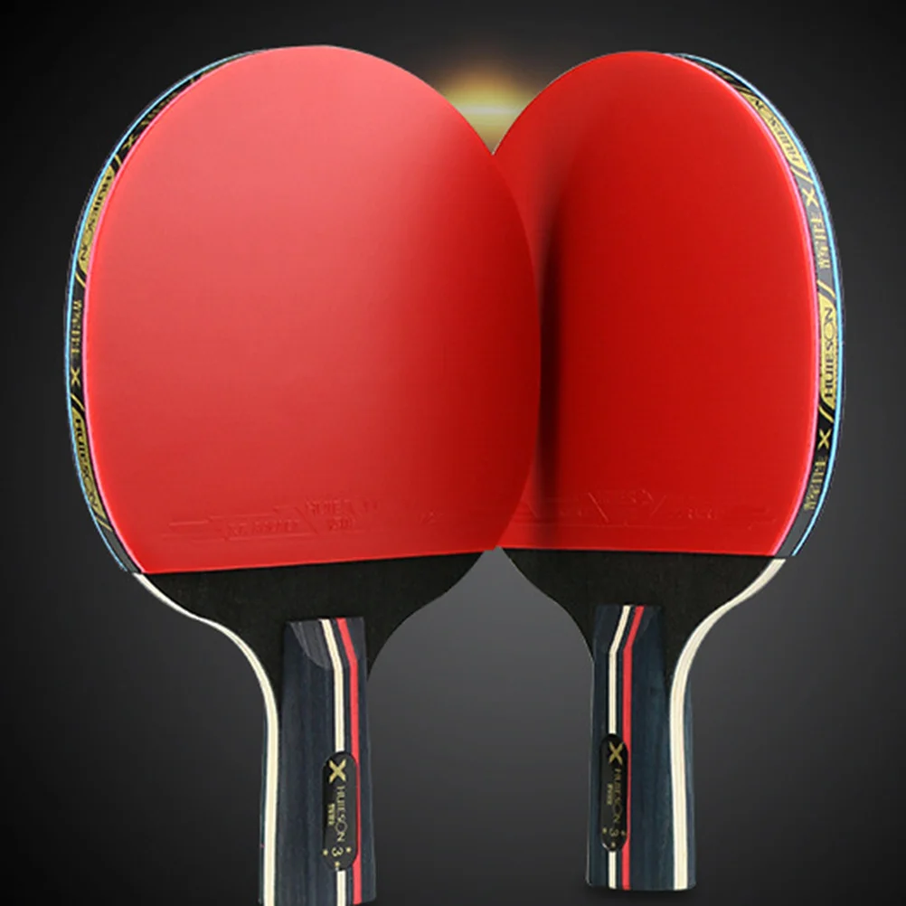

1Set Professional Table Tennis Rackets Easy Use for Beginners Training Includes 1 Straight 1 Horizontal Handle