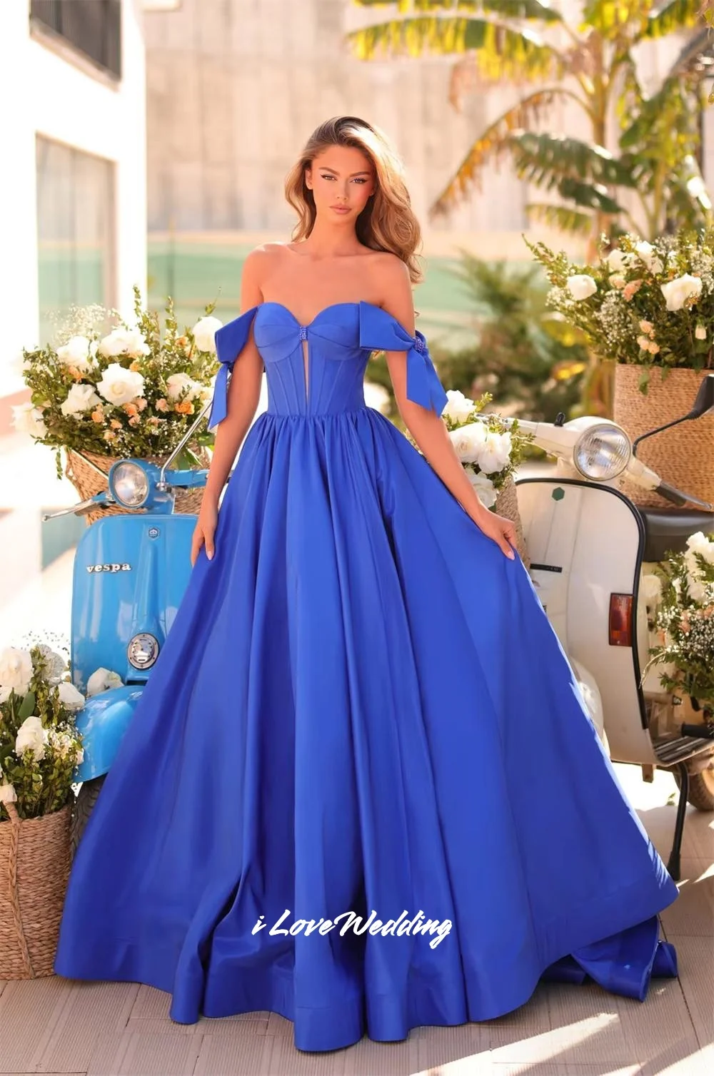 Abiti da ballo con perline con fiocco verde senza spalline senza schienale A-line Vestidos De Noche فستانmaveraLunghezza pavimento Personalizzato