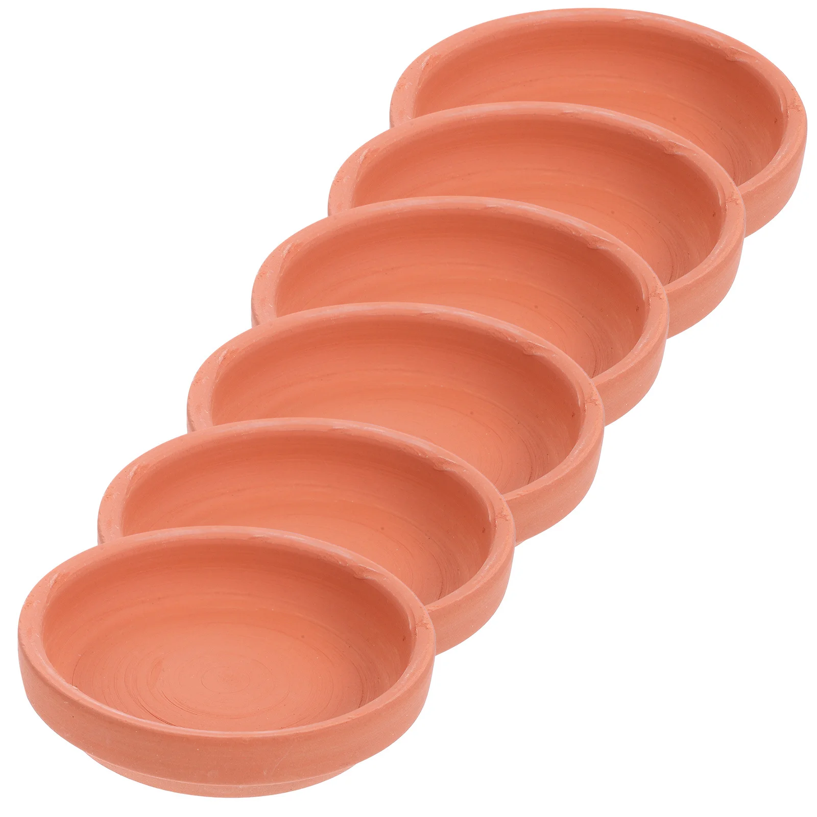 6 قطعة صواني وعاء الزهور نبات مستدير بالتنقيط الصحون داخلي في الهواء الطلق المياه الماسك الفخار النبات الصحن لوازم البستنة #1