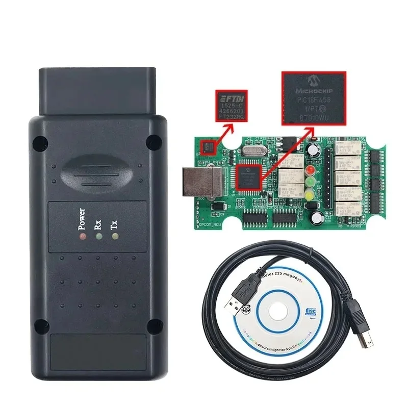 Opcom V2014 V1.99/1.95/1.70 Für Opel Flash Firmware Update OBD2 Diagnose Scanner Tool Mit PIC18F458 FTDI Chip KÖNNEN BUS – Detail 4