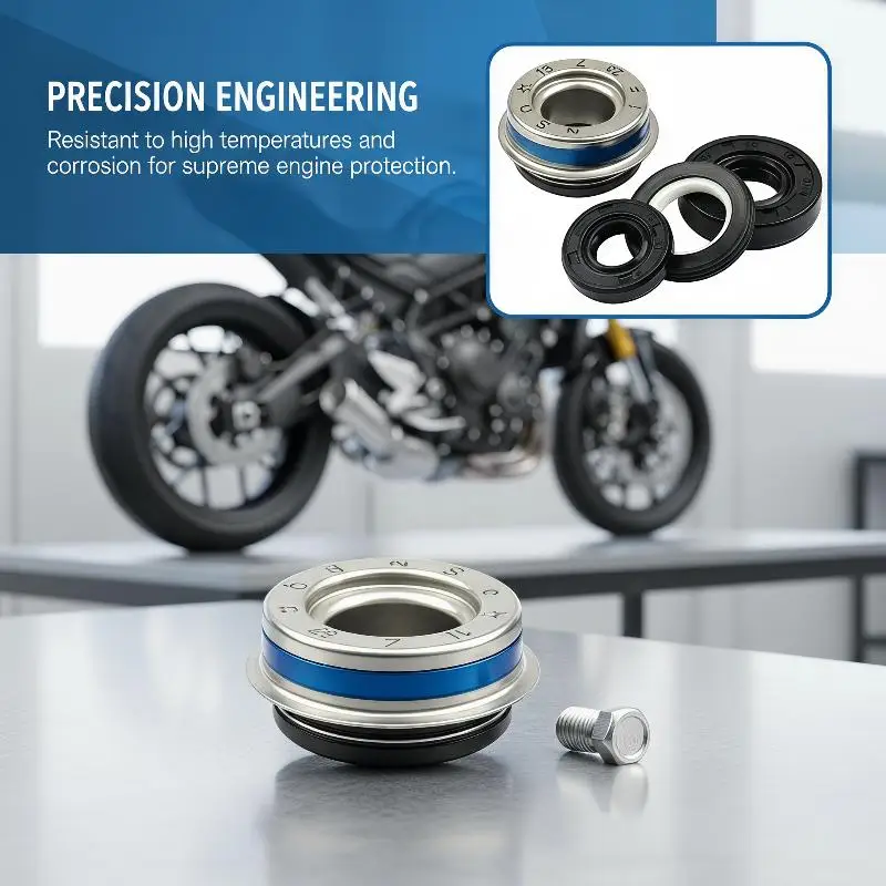 1Set Water Pump Seal Gasket Kit Durable Engine Mechanical Oil Seal Repair Accessory for XJ6 R1 FZ6 XT660 MT07 Motorbike