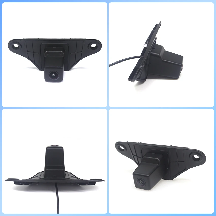 كاميرا الرؤية الخلفية للسيارة عالية الدقة CCD مقاومة للماء لسيارة تويوتا لاند كروزر برادو 2010 ~ 2018 بدون إطار احتياطي Oem كاميرا بفتحة محفوظة