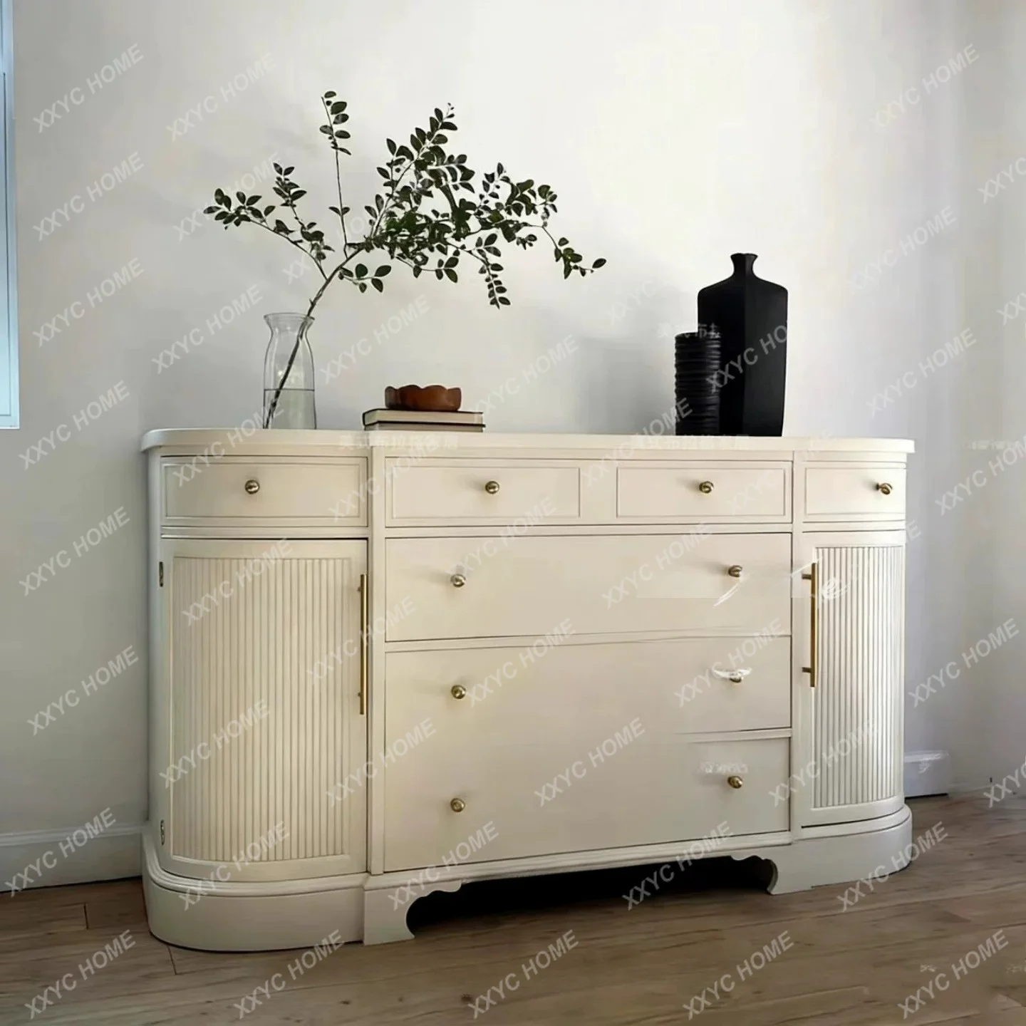 Small apartment living room dining side cabinet, bedroom chest cabinet, entrance hall, villa entrance cabinet