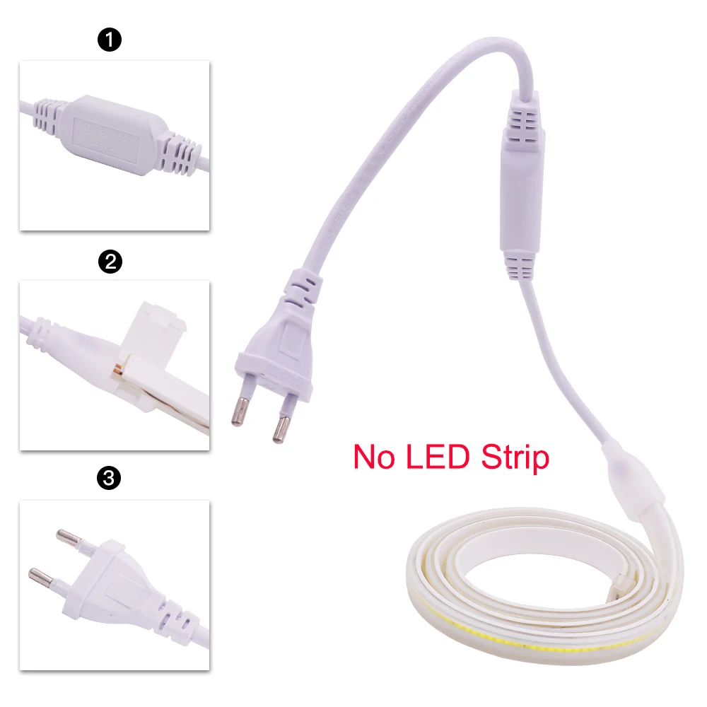 Alimentatore per 220V 110V 288led 360led COB led Strip Light adattatore di alimentazione con interruttore ON OFF/Dimmer EU US UK Plug