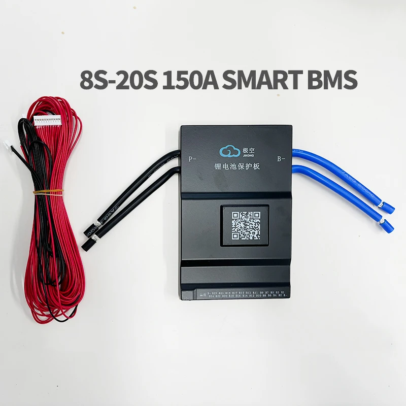 JK-BD6A20S15P 8S-20S 150A SMART BMS 0.6a Active balancing current 150A Continuous charge and discharge Built-in Bluetooth bms