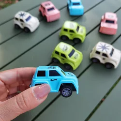 Children Pull Back Car Toys Educational Toy Plastic Simulation Cartoon Cute Mini Small Car Model Children Best Birthday Gifts