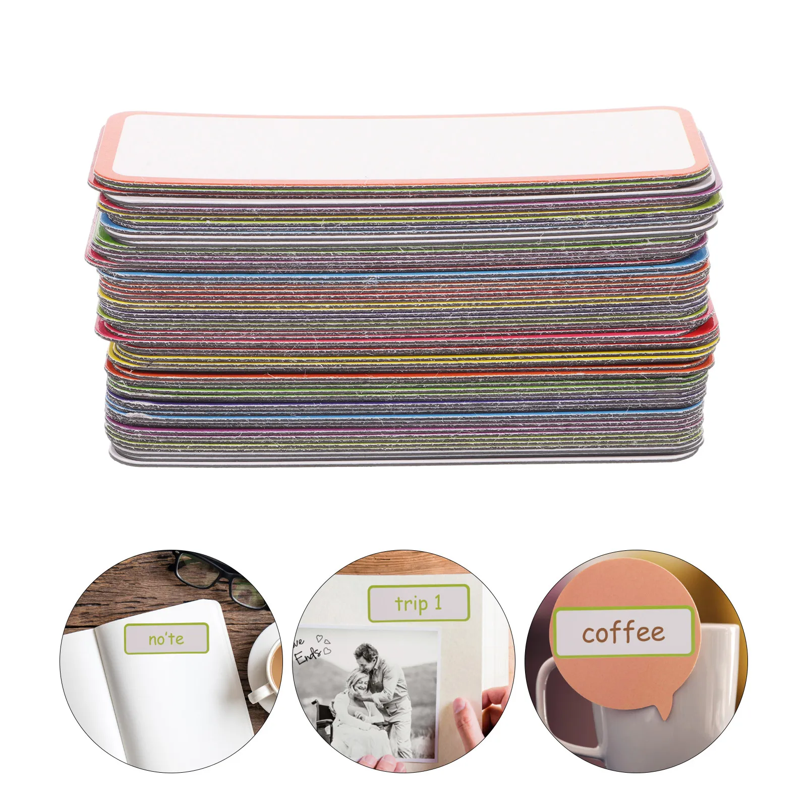 

67 шт. магнитных этикеток для сухого стирания, магнитные наклейки для холодильника, маркерной доски, доски объявлений, именных бирок, для задач