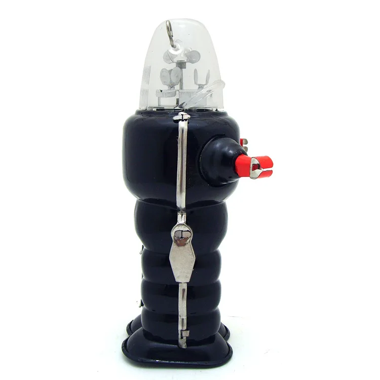 MS207 Hand Crank นักบินอวกาศหุ่นยนต์ผู้ใหญ่คอลเลกชันของขวัญสร้างสรรค์การถ่ายภาพ Props งานฝีมือดีบุก