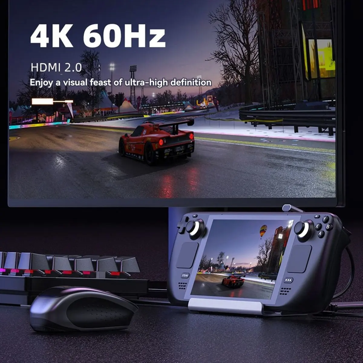 

(A15I) Портативная зарядная док-станция, многопортовый USB-концентратор, видеоконвертер, базовая расширительная док-станция
