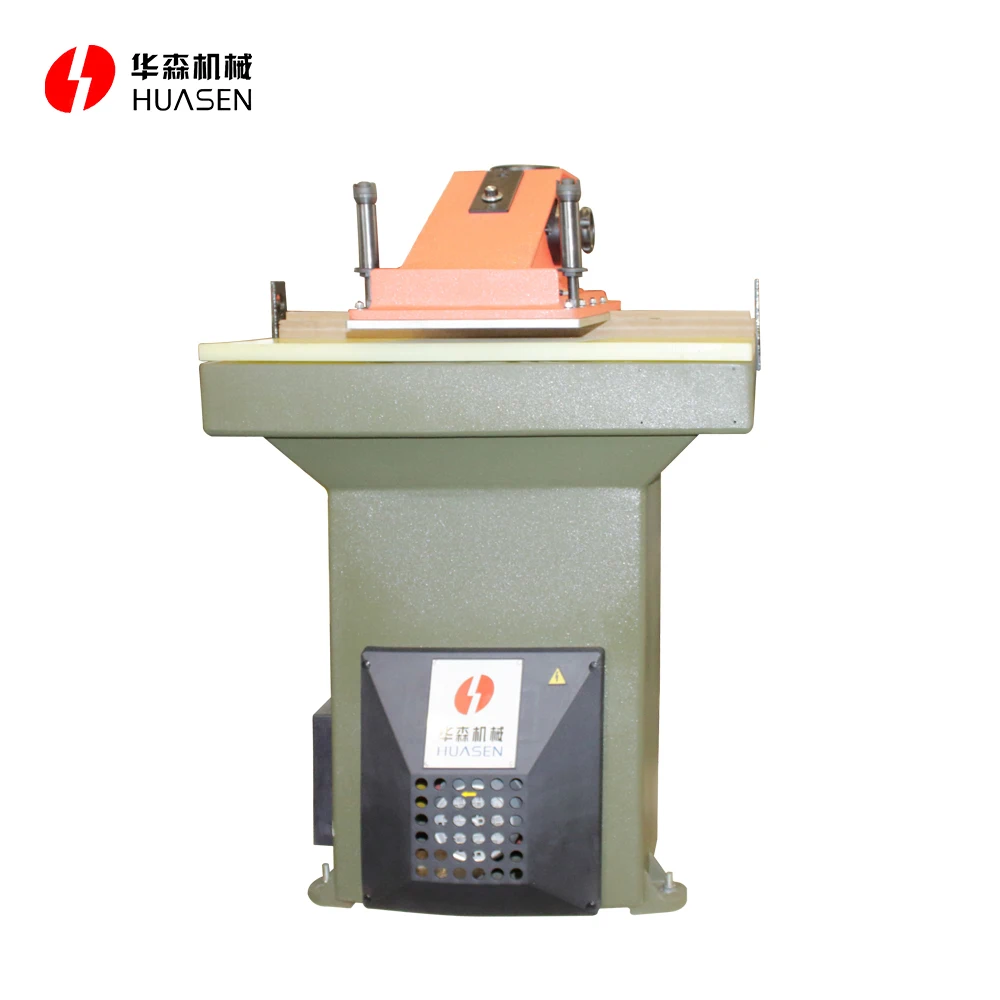 Leather Sport Shoe Swing Arm Die Cutting Press Making Machine For Upper Forming