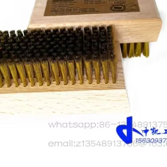 Copper wire brush chrome anilox roller cermet cleaning brush spot quick delivery