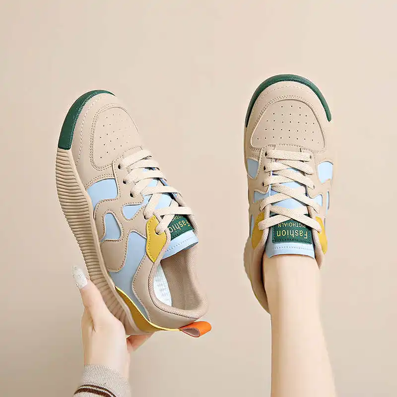 

Зимние туфли без каблука, женские модельные туфли, женские туфли на массивном каблуке, ботинки, фиолетовые кроссовки, спортивные Sapatenes Kawaiis