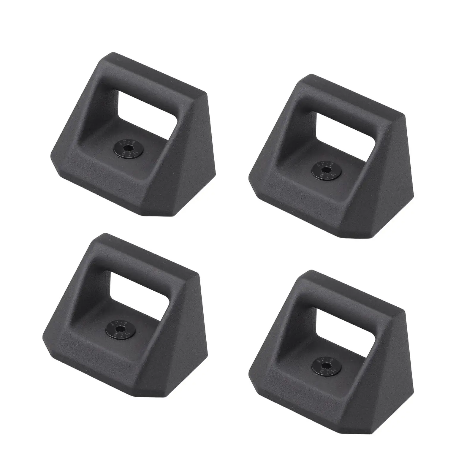 Durable L Track Cleat Hooks Bed Rail Track Aluminum Alloy Tie Down Points Spare Parts for Tesla Cybertruck 2024 Utility Rails