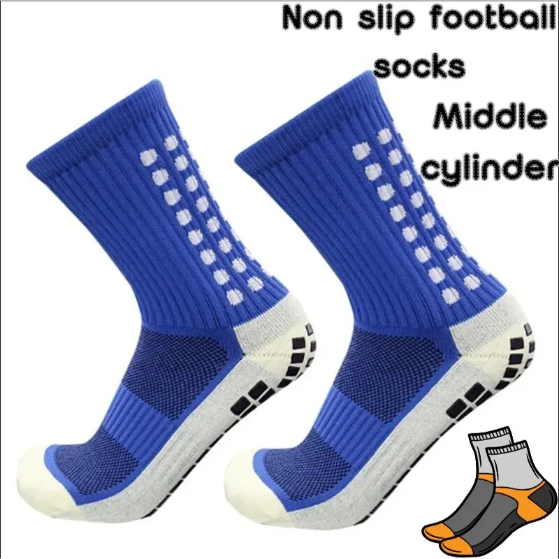 Professional Anti Slipmen\'s And Women\'s Thickened Training Socks With Silicone Friction Towel Soles For Football