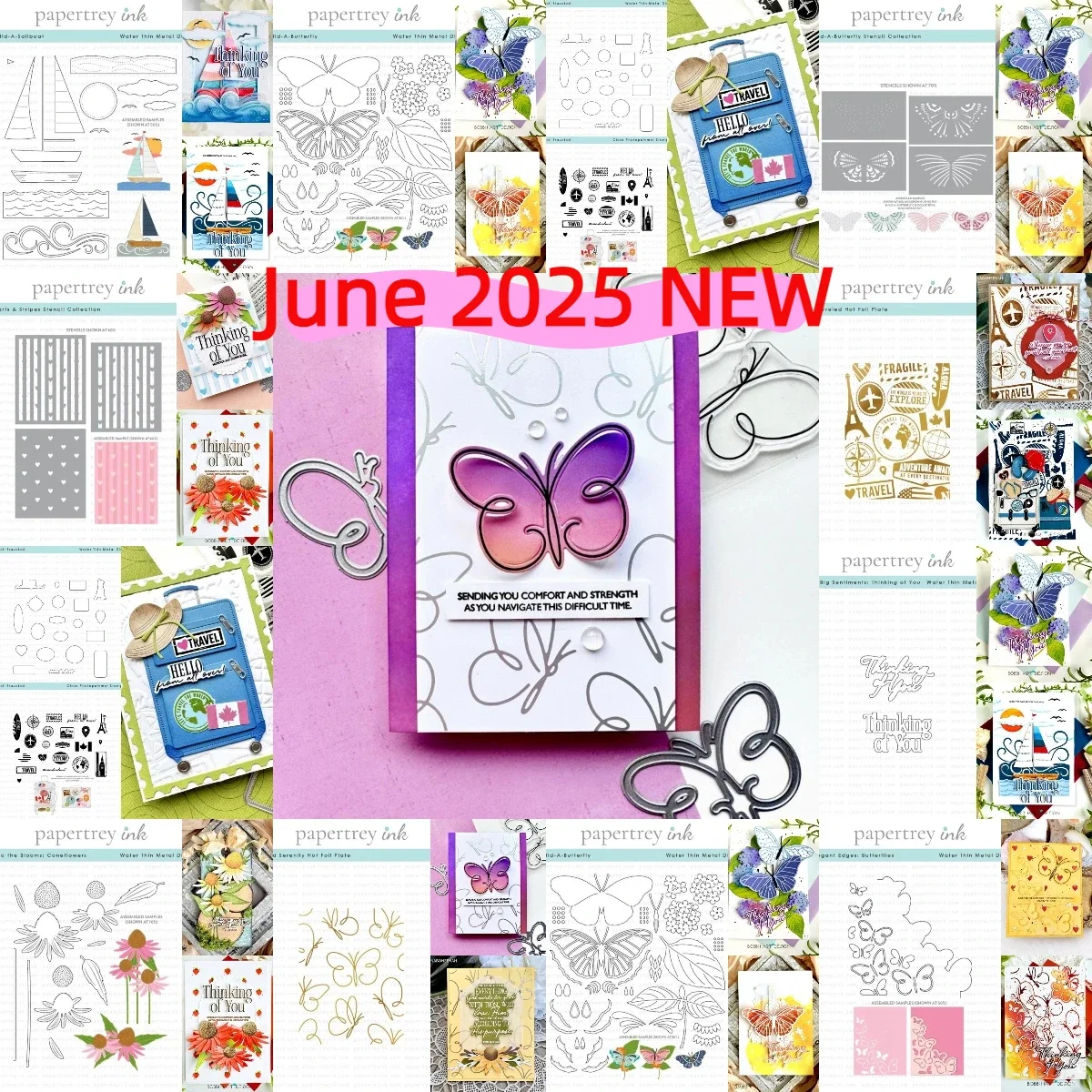 Playful Scallops Stamps 2025 New Metal Cutting Dies For Craft Embossing Make Paper Greeting Card Making Template DIY Handmade