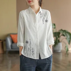 2024 Spring and Autumn New Elegant Women's Shirt Long-sleeved Base Shirt Women's Loose Chiffon Shirt Inner and Outer Blouse