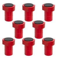 12 Pcs Woodworking Table Stop Blocks 20mm Aluminum Alloy Clamps for Workbenches Secure Wood Panels for Milling