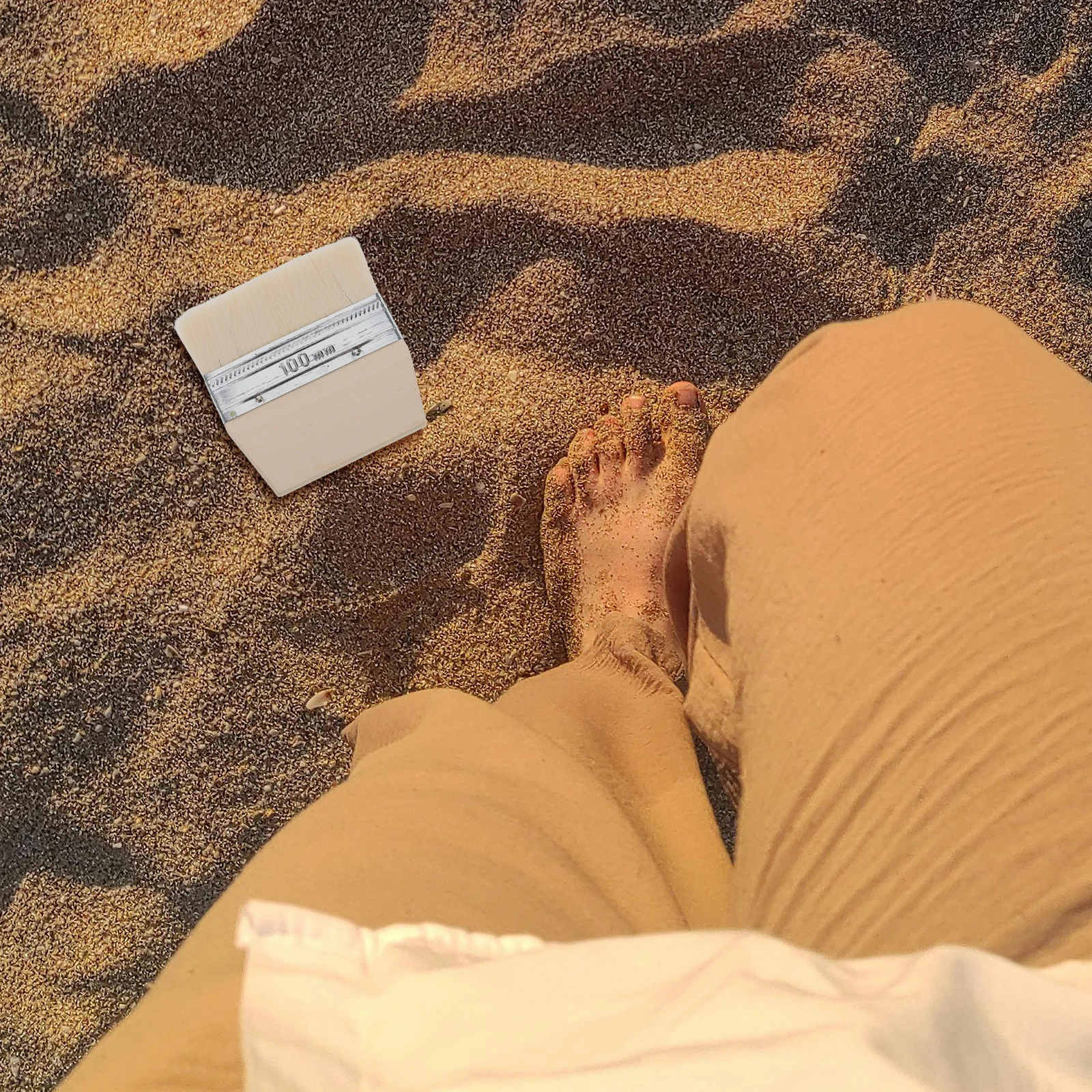 

Portable Beach Sand Remover Brush for Feet Cleaning Lightweight Ergonomic Handle Soft Bristles Sandfree Body Scrub