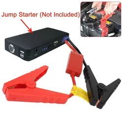 12V Jump Starter Alligator Clip Emergency Battery Jump Cable Clamps With EC5 Plug Connector For Car Trucks Starting Device