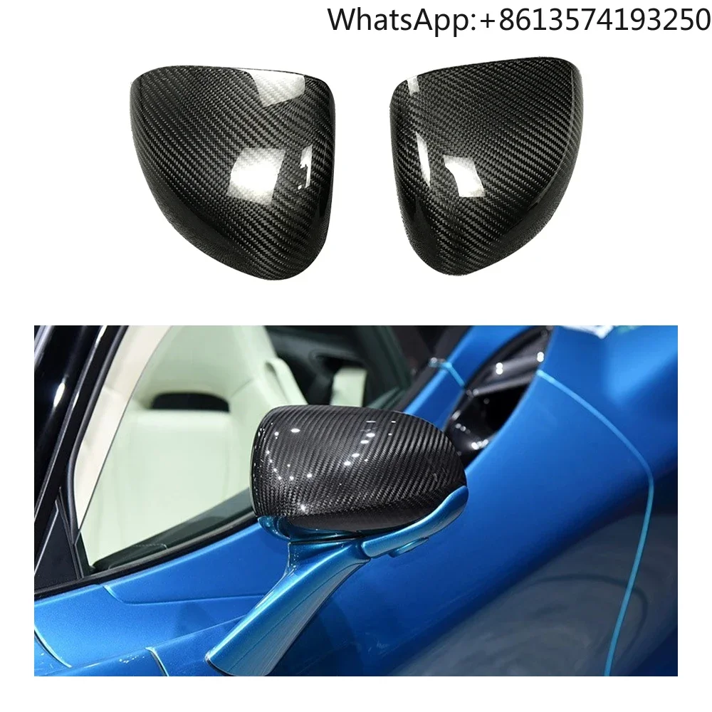 

For Dry Carbon Fiber Side Mirror Cover for 2014-2019 MCLAREN 650S 675LT 540C 570S 720S