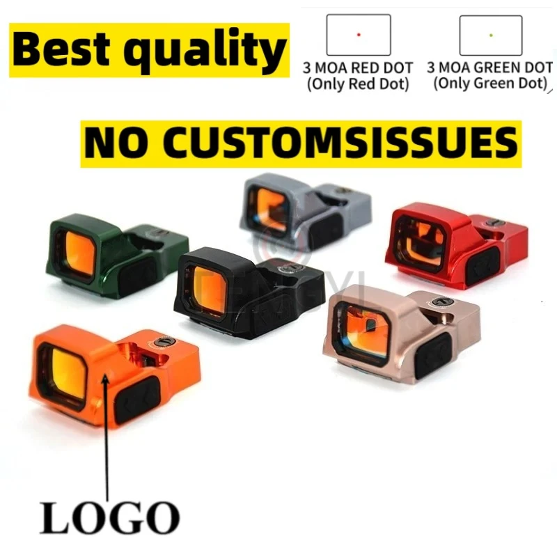 

EOTECH 550 EFLX Collimator Red Green Dot Sight 3 MOA Holographic Reflex Airsoft Pistol Optic Riflescope w/ Universal Glock Mount