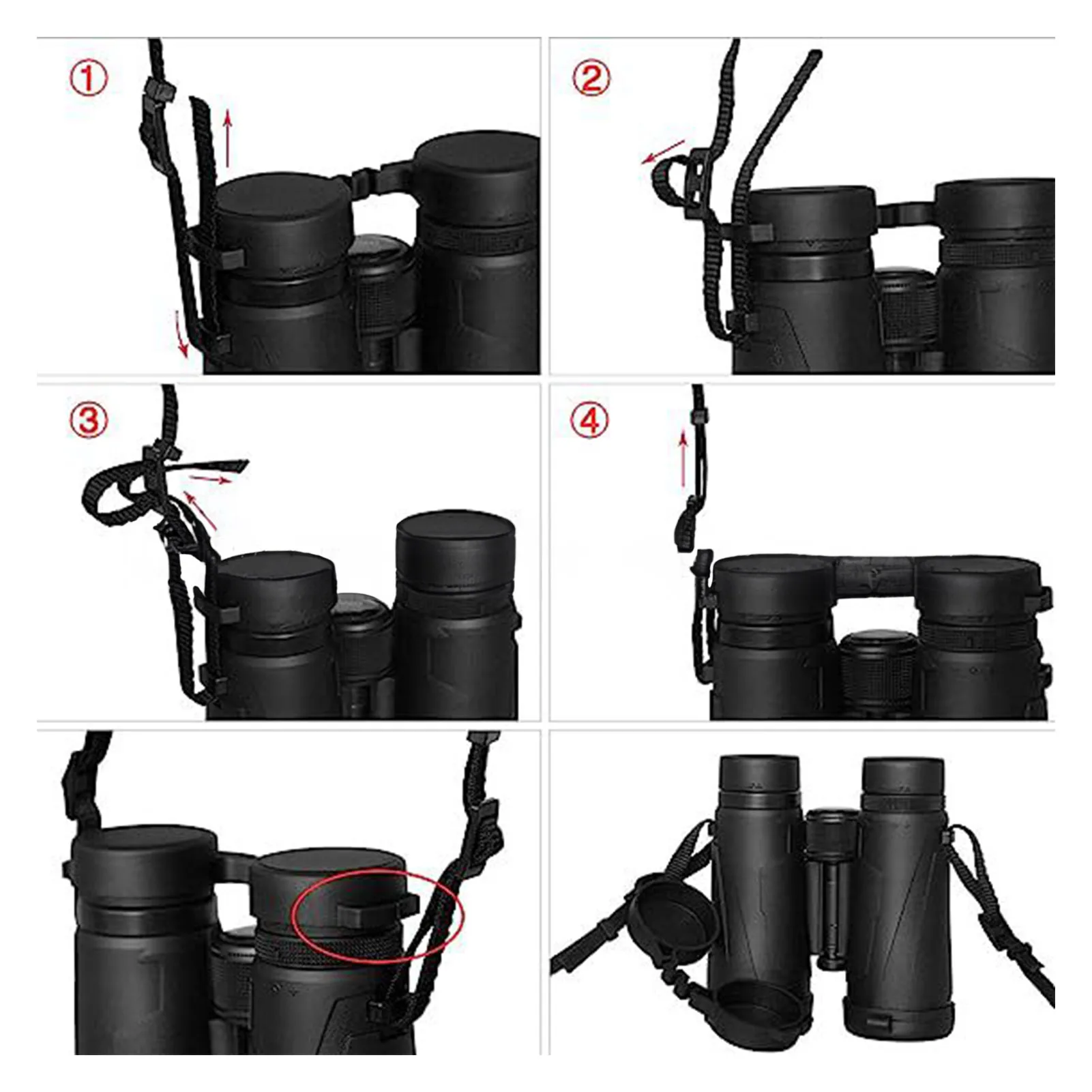 Binocular Strap With Adjustable X-Shaped Universal Binoculars Harness Strap For Golfers Hunters Photographers Hunting Birding