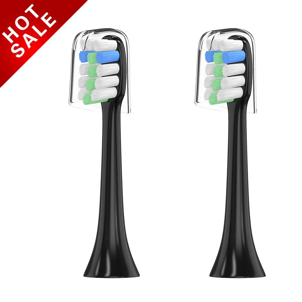2pcs Tooth Brush Head with Cap For Xiaomi SOOCAS / SOOCARE X1 For SOOCAS Xiaomi Mijia SOOCARE X3 Electric Tooth Brush Head
