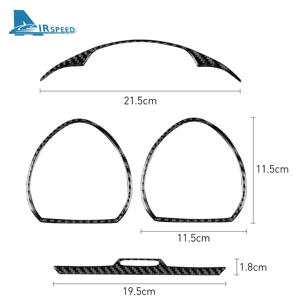 Sticker for BMW Z4 E85 E86 2003 2004 2005 2006 2007 2008 Car Speedometer Dashboard Frame Sticker Auto Interior Trim RHD LHD