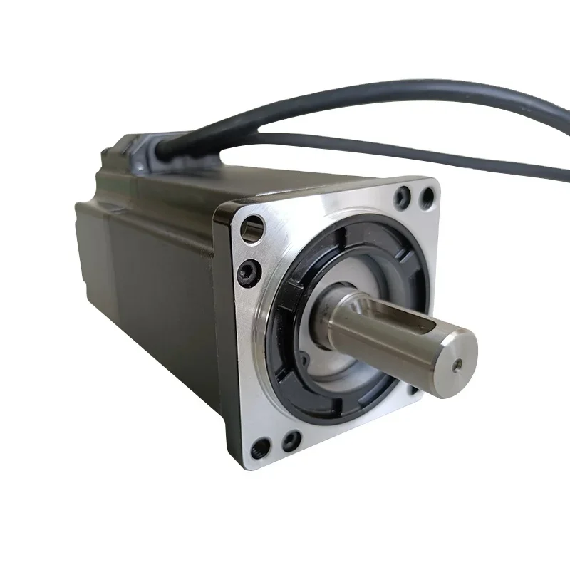 High Power Inrunner BLDC Motor Square Shape 200W 400W 1kw 110mm 130mm Frame Size Brushless DC Motor With Sensor Encoder Options