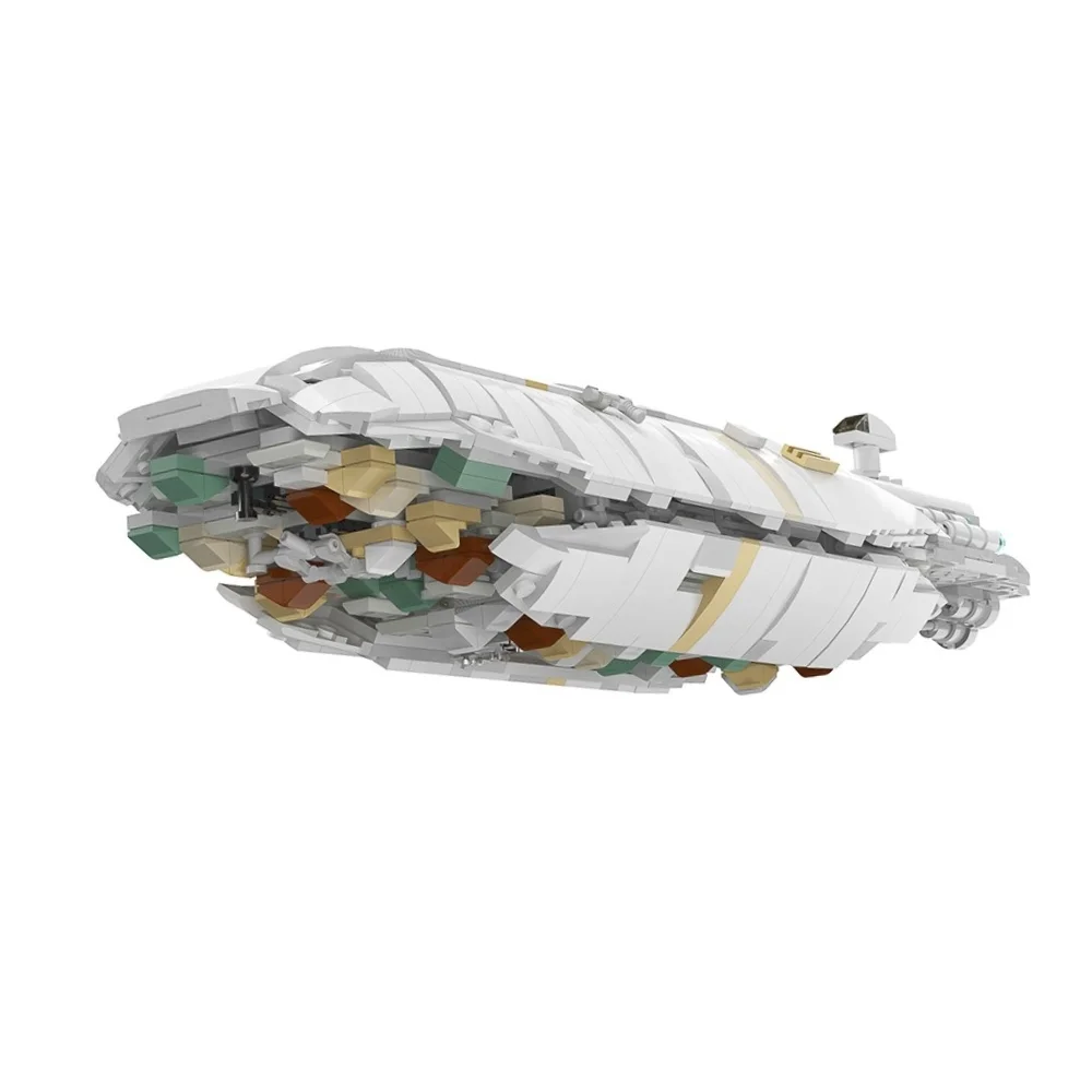 Rebel army GR-75 transporte spaceship blocos de construção xs-estoque de luz cargueiro espaço guerras dirigível tijolos batalha navio brinquedos criança