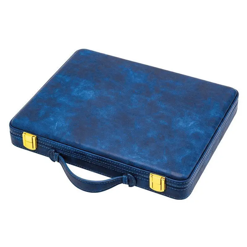 

Outdoor Travel Cigar Box With Leather And Cedar Wood Lining, Portable Travel Cigar Case.