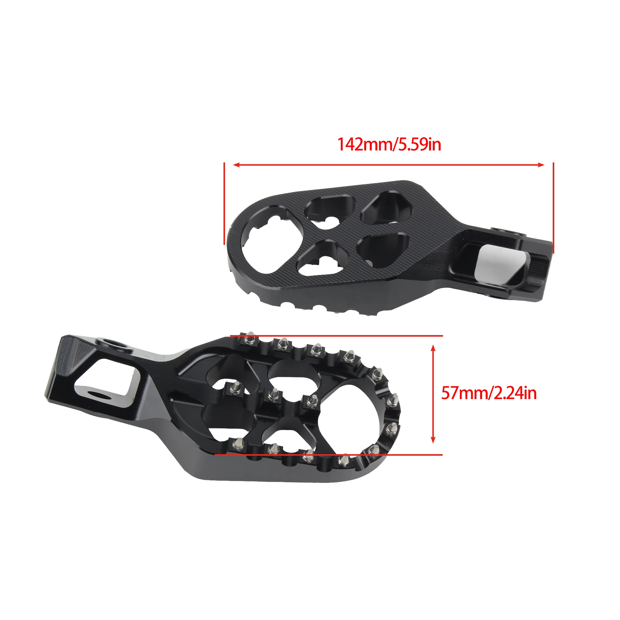 2024 Motorrad Fußrasten Fußrasten Fußrasten CNC für KTM EXC 300 EXCF XCW SX SXF XC XCF 125 250 350 450 450 Motocross Zubehör