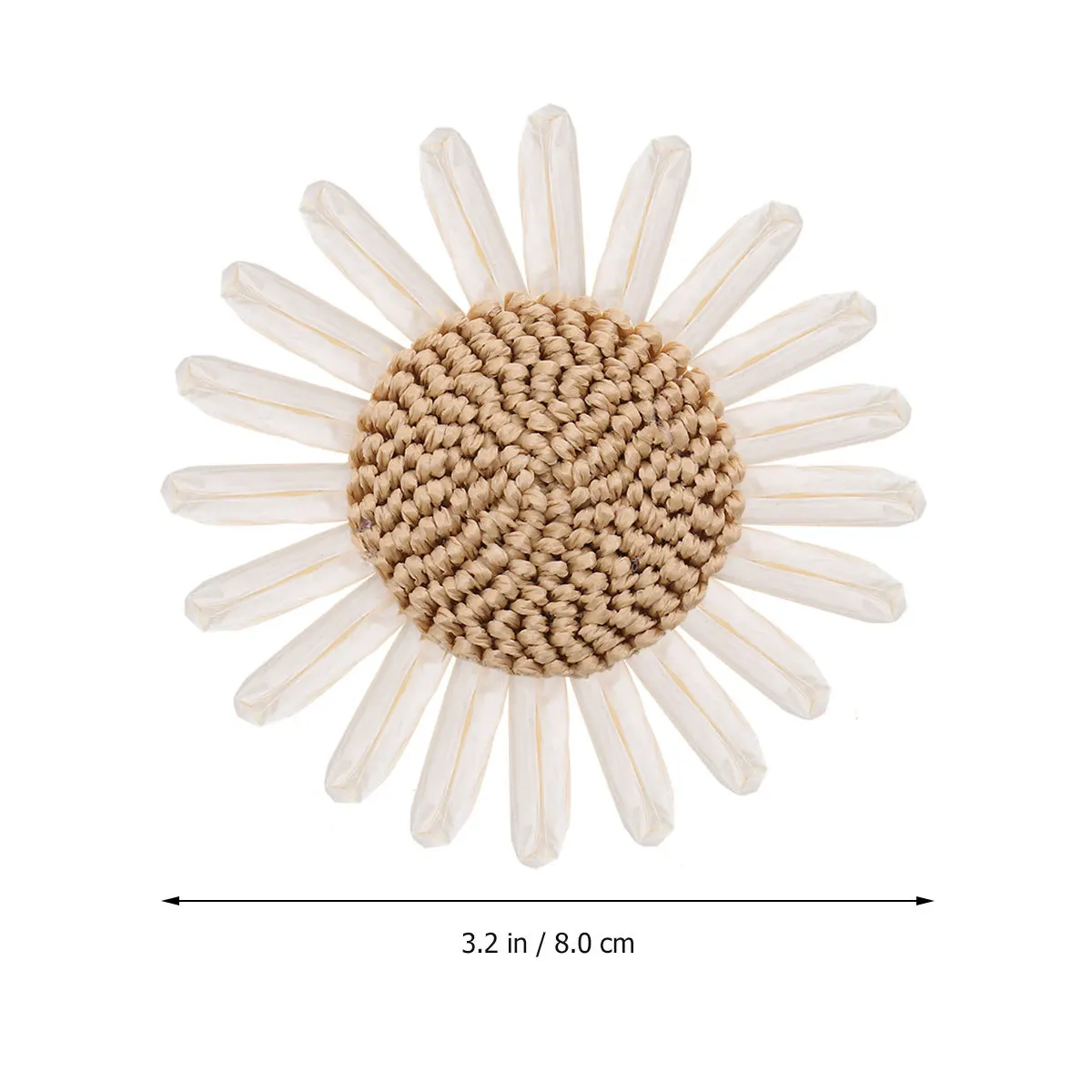 قطعتان من إكسسوارات ديكور الزهور، أحذية كلاسيكية يمكنك صنعها بنفسك، قبعة تزيين حرفية الزهور، مشبك ملابس، رقعة خفيفة الوزن، بيج بني فاتح