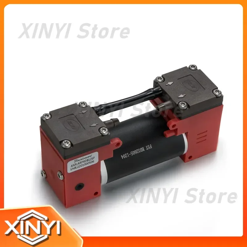 Fluidsmart for Corrosion Resistant FKM Valve Mini Piston Air Pump with Brushless Motor Double Head Miniature Air Piston Pump