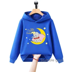 New Dumbo Kids Casual Sweatshirt Hoodie Hoodie Teen Fashion Kawaii Girls Top Boys Clothes Can Still Love Dumbo