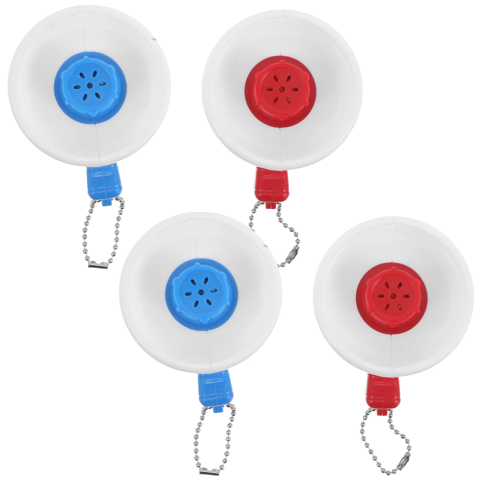 

4pcs Megaphone Keychain Compact Mini Speaker Portable Cheer Bullhorn for Sports Outdoor Events Kids Teachers Small Plastic
