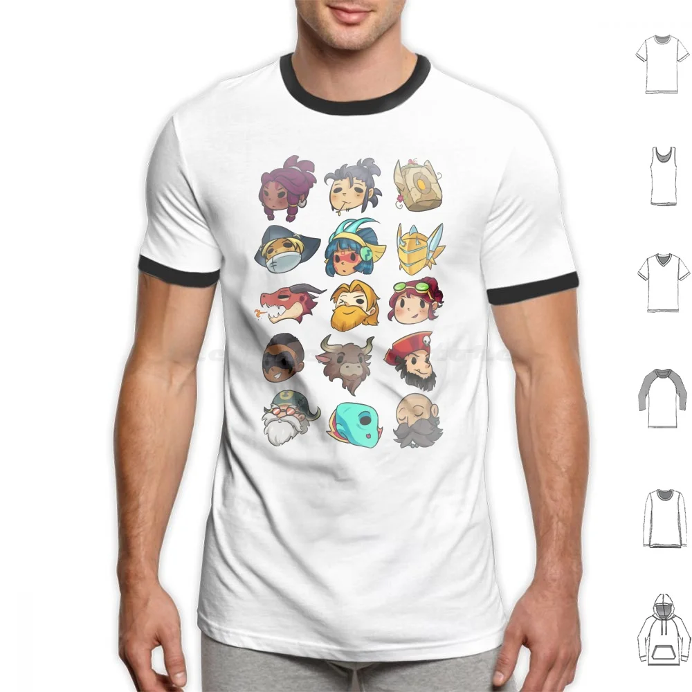 Brawlhalla Legends Set 1 Of 2 T Shirt Men Women Kids 6Xl Brawlhalla Queen Nai Jhala Koji Lucien Kor Vraxx Ulgrim Teros Sir