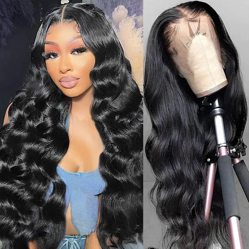 6x4 5×5  Wear Go Glueless Wig Body Wave Human Hair Wigs 30 32 Inch 7x5 HD Lace Closure Wig Pre Plucked Pre Cut Human Hair Wigs