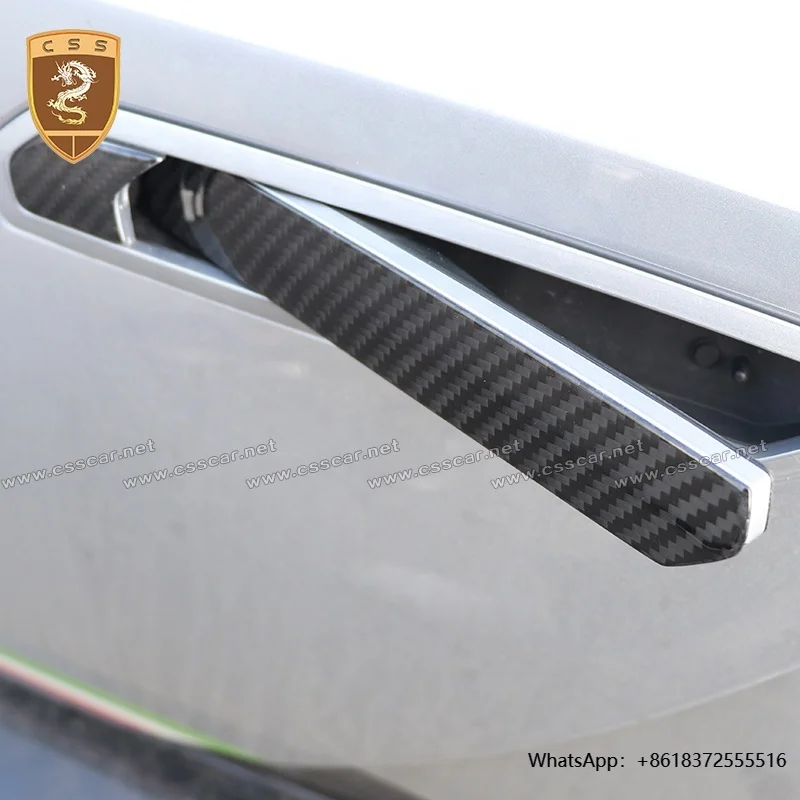 

daTuning Parts Dry Carbon Fiber Car Door Handle Decoration for Lambor Huracan Lp580 Lp610