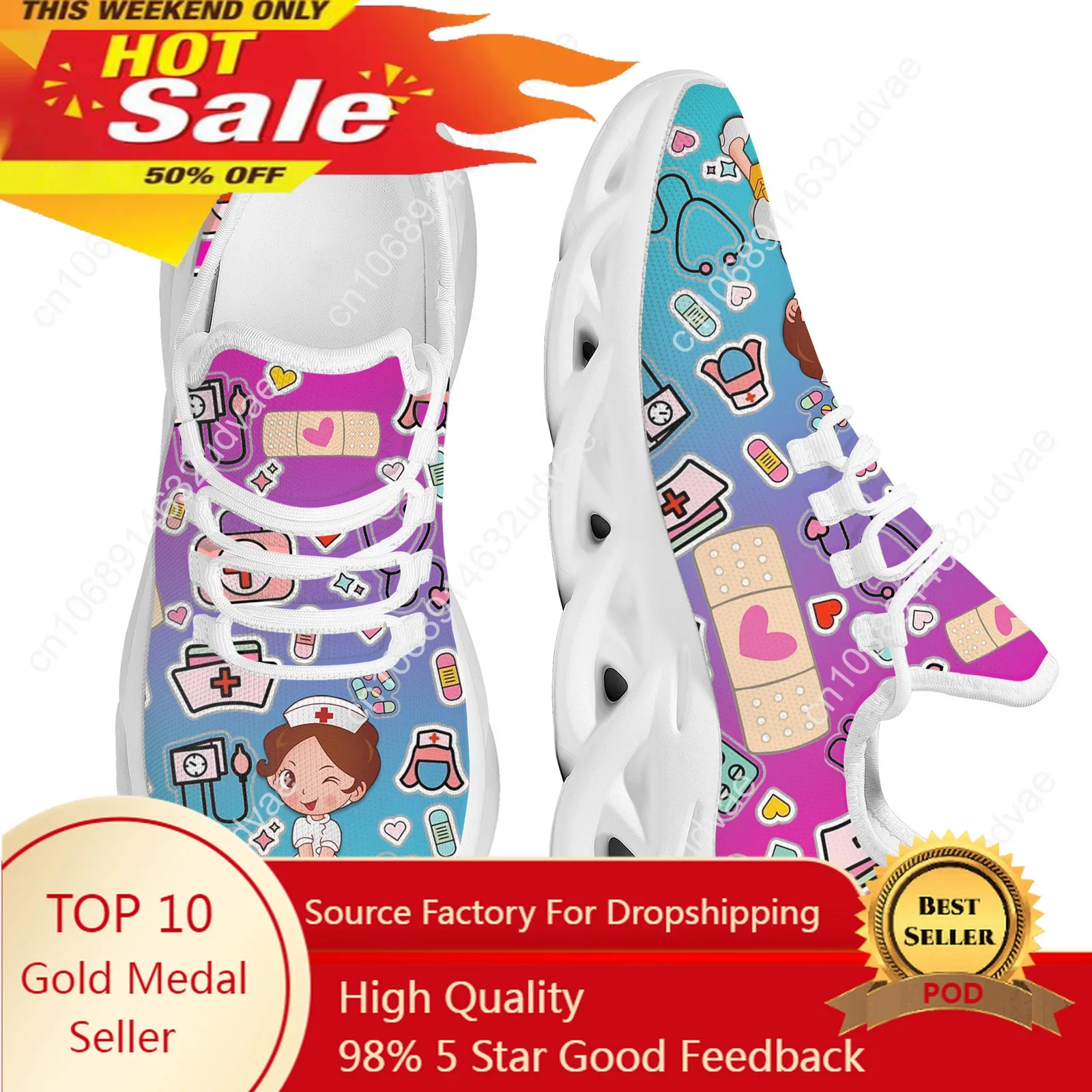 

Woman Nurse Shoes Hospital Work Shoes Non-slip Medical Surgical Hospital Nurse Girls Sneakers Operating Room Tennis