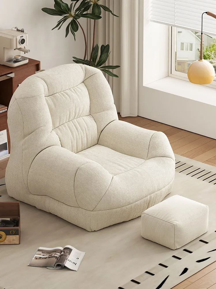 

Lazy Sofa Can Lie Down And Sleep, Small Apartment Recliner, Sedentary Nest Chair, Bean Bag, Single Bedroom, Small Sofa