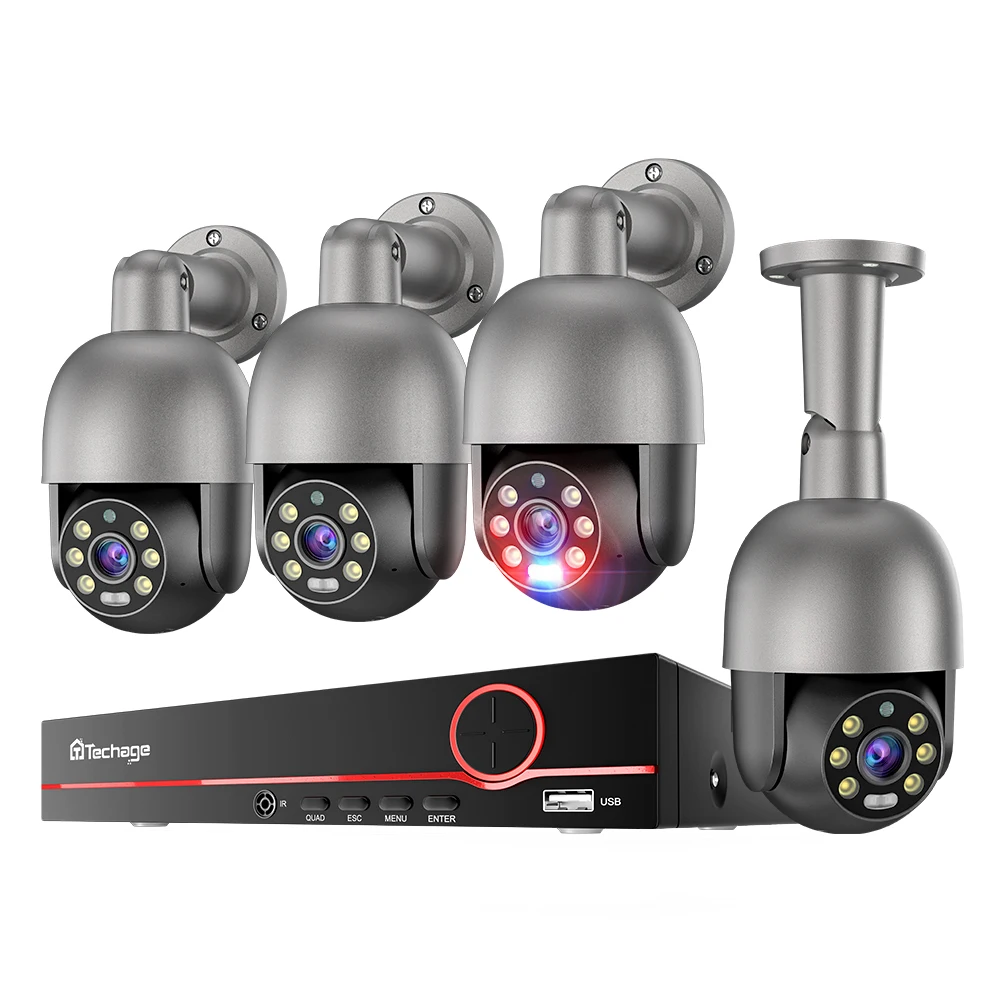 1080P Full HD Night Vision Security IP Camera NVR4 Camera CCTV Security Surveillance Systems