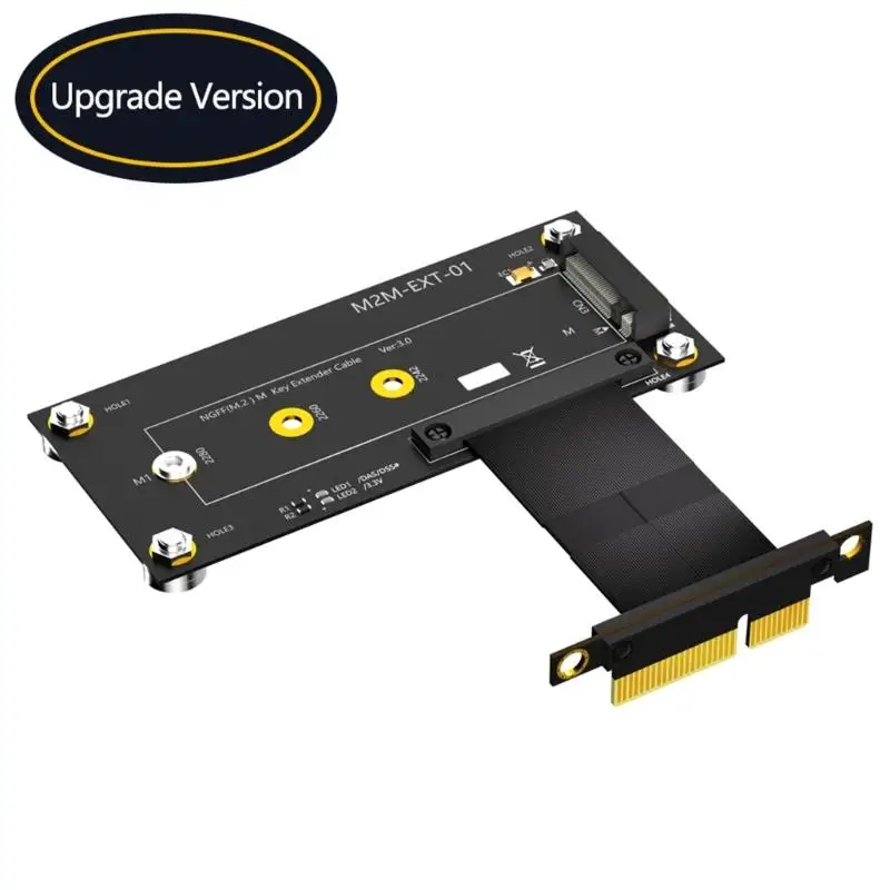 652f ruggeds PCIe 4x إلى NGFFS M.2 NVME MKEY SSDS محولات الكابلات