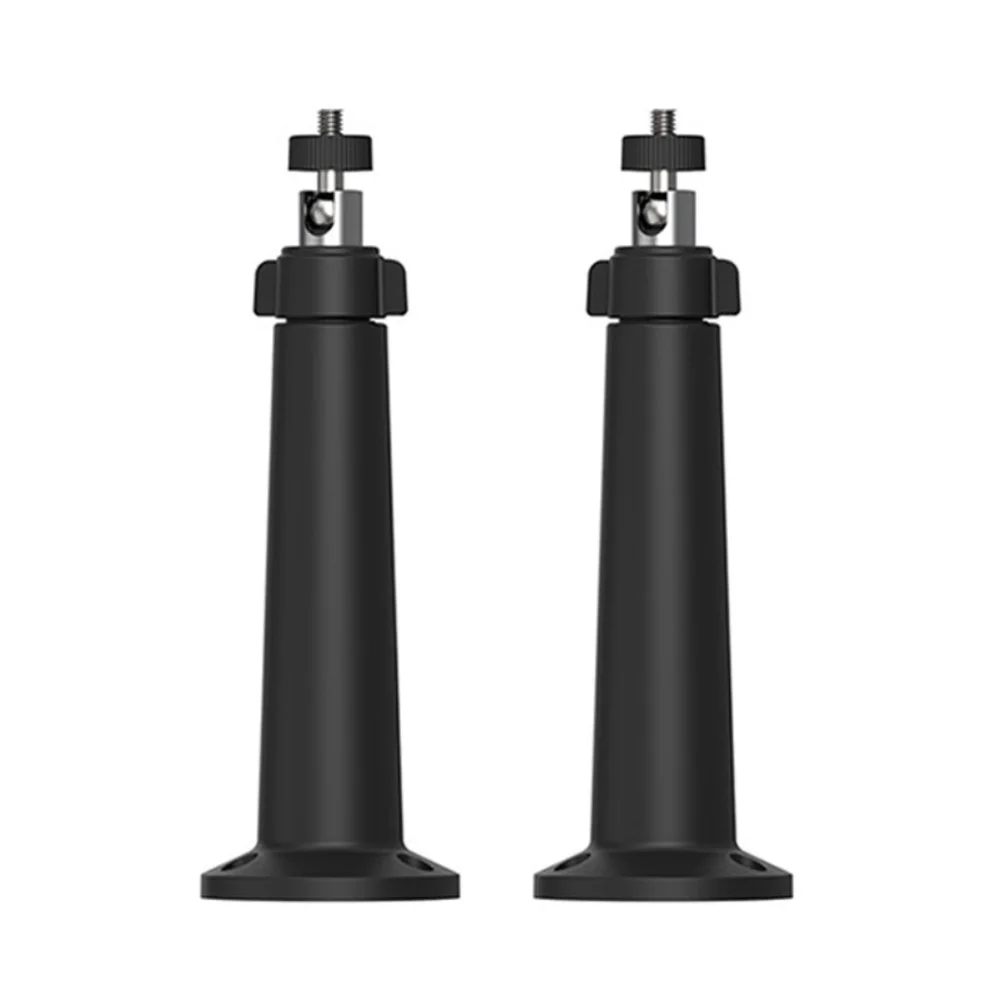 2pcs Adjustable ABS Solar Panel Camera Bracket Wall Mount For Outdoor Security Surveillance System Accessories Black White