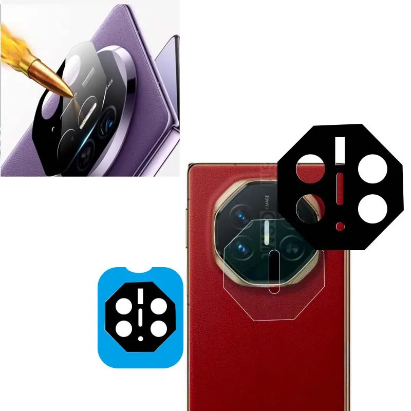 

for Huawei Mate XTs Ultimate Camera Protector Tempered Glass Lens Film AR Glass Cap Black Coverage