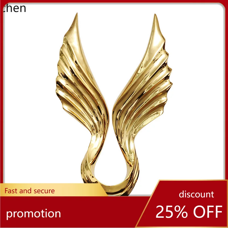 

ZML Light Luxury Living Room Entryway Decorative Ornament Hotel Lobby Abstract Floor Sculpture